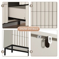 Service OEM, armoire de rangement en bois moderne et contemporaine sur mesure, commode à 9 tiroirs pour chambre à coucher, salon