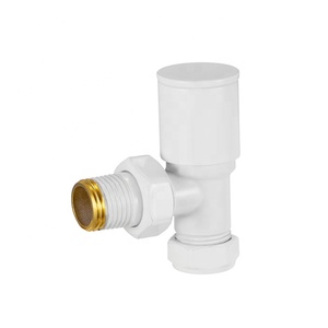 Válvulas de <span class=keywords><strong>radiador</strong></span> en ángulo modernas antracita cromadas para radiadores de toallas de baño - Product Image 2