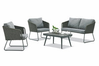 Günstige beliebte hand gewebte Outdoor-Garten-Sets Gartens ofa