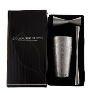 Herramientas profesionales de barra de acero inoxidable RTS, colador de barman incorporado para Martini Kitcocktail <span class=keywords><strong>Shaker</strong></span> bar Set - Product Image 4