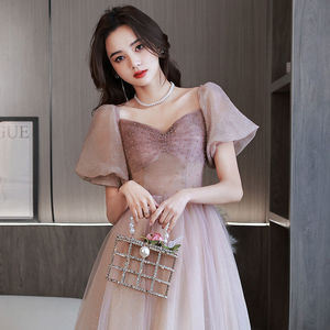 Vestidos de Noche Largos y Elegantes de Estilo Francés, Nuevo Estilo <span class=keywords><strong>2022</strong></span> - Product Image 2