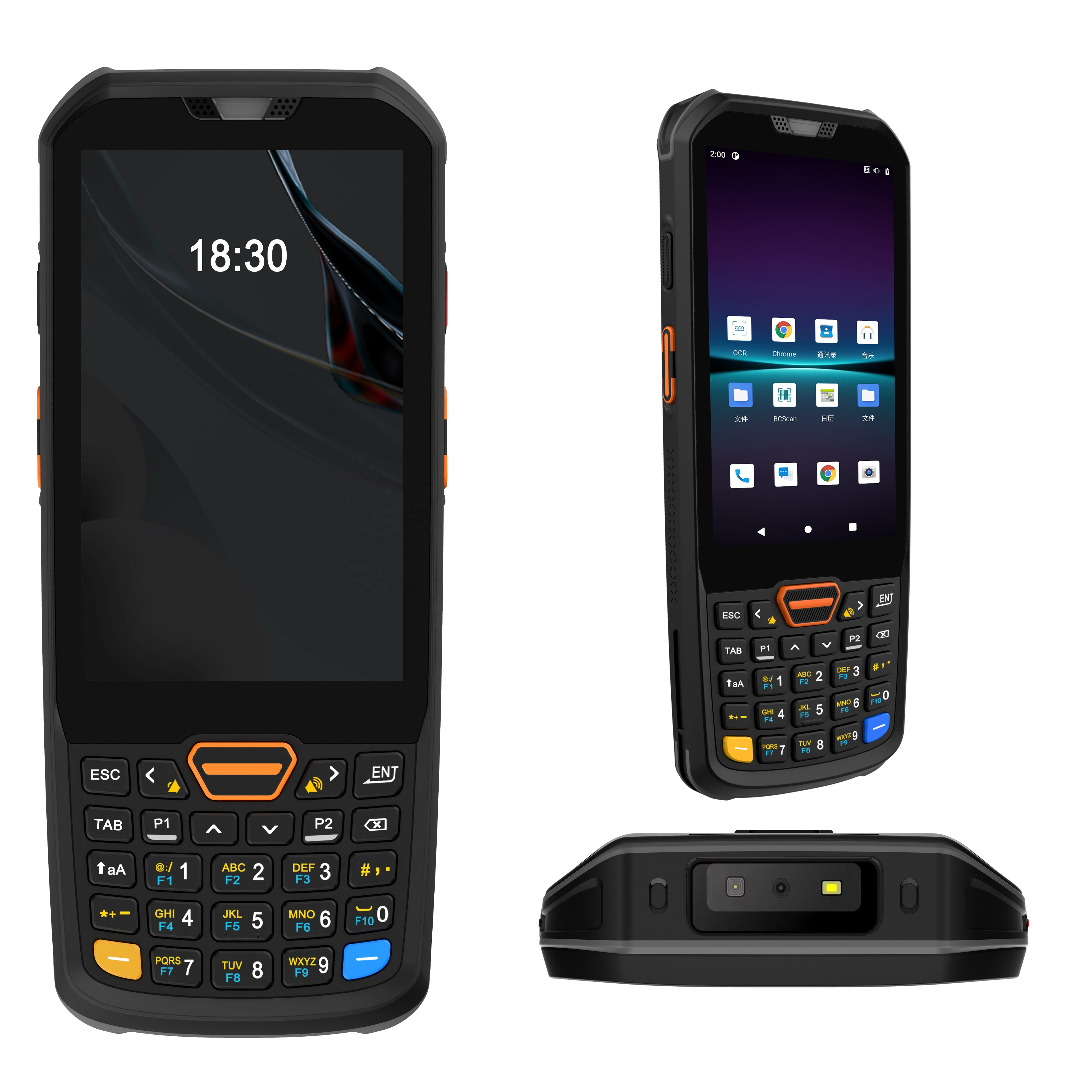 Android 2D считыватель qr-кодов Ручной терминал pda android сканер штрих-кодов с nfc rfid считыватель медицинское устройство pdas