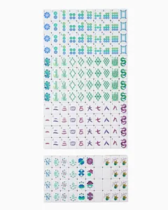 Fichas de Mahjong Lagoon en Stock, Juego de Fichas Americanas de 4 Capas, Premium y Gruesas, Oh My Mahjong - Product Image 5