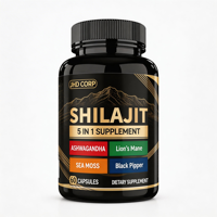 Pure Himalayan Shilajit Capsules Natural <strong>Fulvic</strong> <strong>Acid</strong> & Trace Minerals <strong>Supplement</strong> for Energy and Immunity