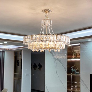 Decoración Iluminación interior Comedor Techo Lujo Led Moderno K9 Candelabros de cristal Luces - Product Image 3