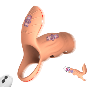 En yeni titreşimli Penis horoz halka ile çoklu kullanım erkekler Masturbator ve masaj yetişkin seks oyuncakları erkekler için - Product Image 4