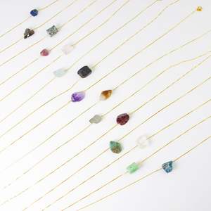 Collar de piedra Natural de BD-A1397, colgante de piedra delicada de capas collar de cristal de piedras preciosas curativas - Product Image 3