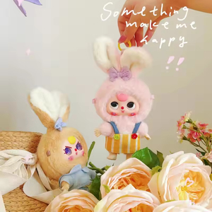 Original Hot Baby Three Macaron Rabbit Authentic Plush Toys Official <b>Blind</b> Box Cute Exciting Vinyl Face Mystery Box - Product Image 2