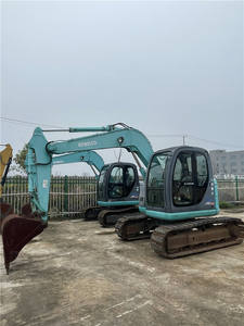 Kobelco SK70 — mini pelle à chenilles d'occasion, mise à niveau midi, machine de construction, 7 tonnes, expédition au japon - Product Image 6