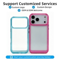 Coque de téléphone transparente tendance avec impression UV, étanche, personnalisable, de luxe pour iPhone 18 17 16 15 14 13 12 11 Pro Max