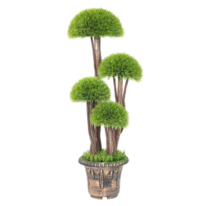 PZ-3-138/191 Ngoài Trời Trang Trí Thực Tế Nhựa Giả Topiary Cây Cây Thông Cỏ Cây Nhân Tạo Trong Chậu Cây - Product Image 6