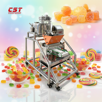 Nouvelle machine automatique de fabrication de bonbons gélifiés en acier inoxydable 304 de qualité alimentaire CST, déposeuse de bonbons, écologique, certifiée CE, haute efficacité