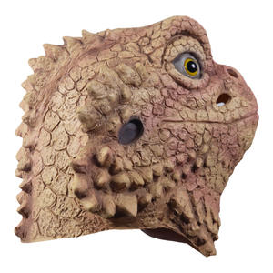 สมจริง <span class=keywords><strong>Lizard</strong></span> Latex เครื่องแต่งกายหน้ากากเต็มหน้าสัตว์หน้ากากน่ากลัวฮาโลวีนปาร์ตี้คอสเพลย์ Masquerade ชุดแฟนซี - Product Image 3