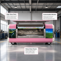 Food Truck, Remorque alimentaire, Chariot alimentaire, Food Truck avec cuisine complète, Foodtruck, Distributeur de pizzas, Camion à café, Café mobile