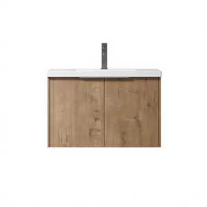 Mueble de Baño Imo (Kd-Packing) de 30 Pulgadas con Lavabo de Cerámica, Cierre Suave, Montaje en Pared, Diseño Moderno para Baños Pequeños - Product Image 1