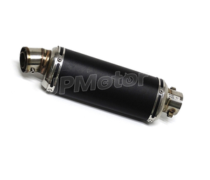 JPMotor треугольный алюминиевый стальной выхлопной муфлер для скутера 150 куб. См - Product Image 1