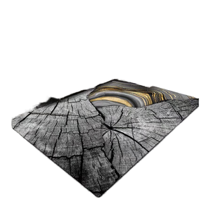 Wholesale Custom Machine Made Polyester Crystal Velvet Modern Design Black Golden Floor Bedroom Living <b>Room</b> Camping Cushioned - Product Image 1