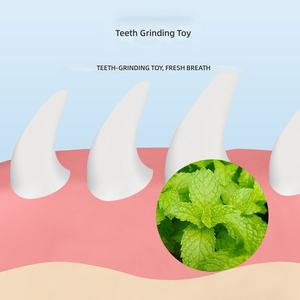 Balle à mâcher à la catnip pour chat, jouet mural d'intérieur, nettoyage des dents, soulagement du stress, jouet d'enrichissement à la catnip - Product Image 2
