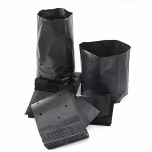 Plastic Nursery Plant Grow Bags Seedling Pots Garden Planting Seed Pouch