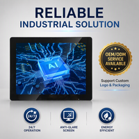 Monitor de Pantalla Táctil Industrial de 12.1 Pulgadas 4:3 de Alto Brillo, Montado en Pared, Pantalla LCD Impermeable IP65, Montaje VESA, HDMI, USB, VGA