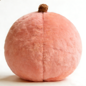 Peluche Personalizado de Pomelo Rosa en Rodajas, con Ojos de Anime de Pestañas Largas, Animal de Peluche de Fruta Cítrica con Segmentos en Forma de Cuña - Product Image 3