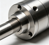 Axe de transmission en aluminium 6061-T6 usiné CNC à faible vibration pour instrument médical – Traitement personnalisé tout-en-un