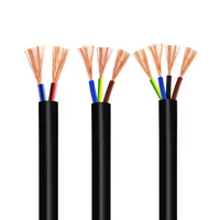 Câble de commande blindé JINGWEI en cuivre KVVP, multiconducteur 0,5 mm 1,5 mm 2,5 mm, isolé PVC, anti-interférence, pour signalisation et contrôle
