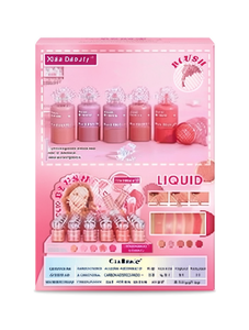 Xiaa Dabuji Blush liquide pour teint moyen, fini éclatant, haute pigmentation, maquillage pour le visage, taille standard - Product Image 1