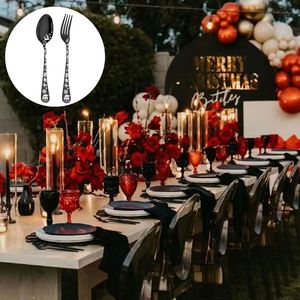 Wholesale Stainless Steel <b>Dessert</b> <b>Fork</b> Coffee Spoon Cutlery Sets with Christmas Designs for Restaurants Hotels Christmas Gifts - Product Image 4