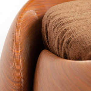 Fauteuil italien imprimé en 3D Lissa fabriqué en Italie avec un produit PLA durable pour le salon - Product Image 3