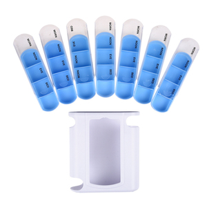 Hot Sale 7 Days Weekly Tablet Pill Medicine Box Holder Storage Organizer Container Case Pill Box