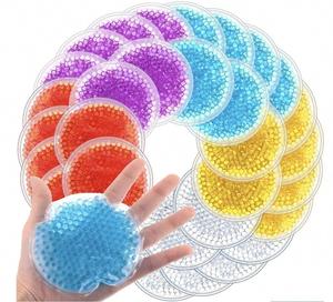 Perlas de Gel con Forma Personalizada para Fisioterapia, Alivio del Dolor y Confort Relajante, Compresas de Hielo Frío/Calor de 10 cm de Diámetro - Product Image 6