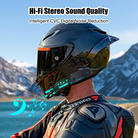 Casque de moto FreedConn T-COM VB avec talkie-walkie, étanche IPX6, connexion de groupe, casque de marque