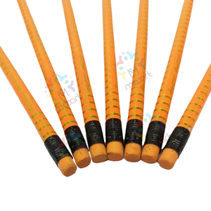 Nouveau Design Bureau Aiguisé HB Crayons Couleur Crayons en Bois Crayons Imprimés Personnalisés de Haute Qualité avec Earaser pour Étudiant - Product Image 4
