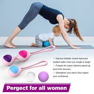 YLove Food-grade Silicone impermeabile IPX7 Non lubrificato Kegel palla <span class=keywords><strong>Trainer</strong></span> <span class=keywords><strong>Vagina</strong></span> esercizio vibratore per le donne del muscolo pelvico - Product Image 5