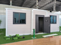 Conteneur pliable extensible polyvalent de 20 pieds abrite une application de villa polyvalente avec un matériau de panneau sandwich durable