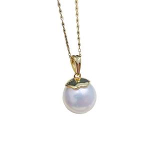 S925 Silver Pendant with 10-15mm Round Beads DIY Simple Necklace Stand Accessory with <b>Loose</b> <b>Pearls</b> Product 31067 - Product Image 5