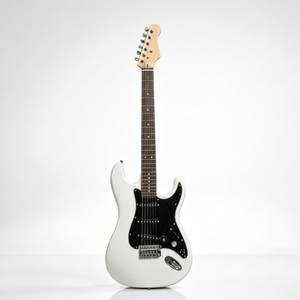 Guitarra Eléctrica de Cuerpo Sólido Tamaño Completo, Estilo <span class=keywords><strong>Stratocaster</strong></span>, Doble Cutaway, Pastillas, Puente Tremolo, para Práctica y Actuaciones - Product Image 3