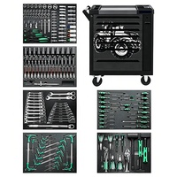 Caja de Herramientas con Ruedas, Carro de Herramientas para Mecánico, Cajas de Herramientas con Herramientas Incluidas