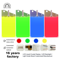 Panel de Control LCD con Retroiluminación LED Ultrafina de Bajo Consumo y Luz Uniforme para Horno Doméstico y Lavadora