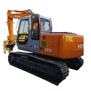 حفارات مستعملة عالية الجودة من اليابان Hitachi ZX120 ZX130 EX120 ، حفارات 12 طن 13 طن