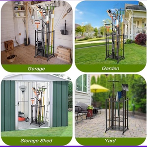 Support <span class=keywords><strong>de</strong></span> rangement robuste en acier pour <span class=keywords><strong>outils</strong></span> <span class=keywords><strong>de</strong></span> <span class=keywords><strong>jardin</strong></span>, idéal pour garage et abri <span class=keywords><strong>de</strong></span> <span class=keywords><strong>jardin</strong></span> - Product Image 6