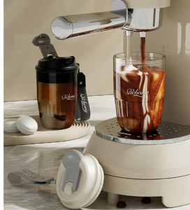 Gobelet à café en plastique Tritan de 420 ml avec couvercle, réutilisable, anti-fuite, tasse de voyage à visser, pour le sport, le bureau et le camping - Product Image 6