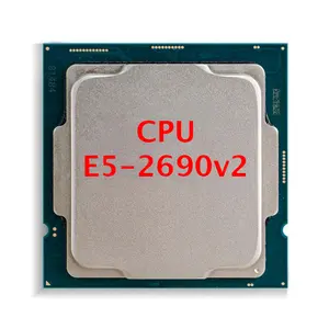 Intel Xeon E5-2690v2 E5 2690v2 E5 2690 v2 3.0 GHz prosesor CPU sepuluh inti 25M 130W LGA 2011
