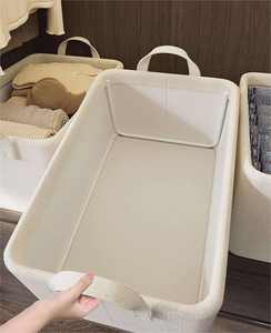 Cesta Organizadora de Armario con Marco de Acero, Caja de Almacenamiento con Asas, Gran Venta - Product Image 4