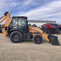 Frontlader-Baggerlader Radlader Diesel 4x4 Traktor-Bagger China mit YUCHAI-Motor 2500kg 190 Grad Schwenkbereich