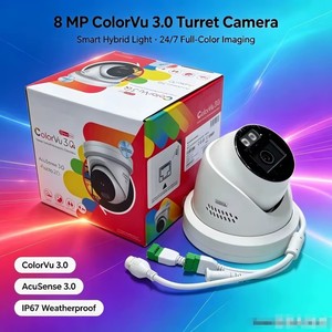 Auzlanhik DS-2CD2387G3-LIS2UY/S(L) Caméra réseau tourelle fixe intelligente 8MP avec éclairage hybride et ColorVu, résistante à l'eau et à la poussière IP67 - Product Image 1