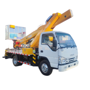 Isuzu trên không làm việc nền tảng <span class=keywords><strong>18</strong></span>-mét Telescopic Boom Lift xe tải Euro 5 với chống trượt nền tảng Trung Quốc Nhà Máy Giá - Product Image 1