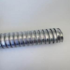 FRABO 3/8" Lamiera Ondulata a Doppio Blocco Interbloccante in <span class=keywords><strong>Acciaio</strong></span> <span class=keywords><strong>Zincato</strong></span> G.I. Direttamente dalla Fabbrica Condotto Flessibile in Metallo per Cavi Elettrici - Product Image 2