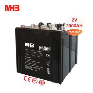 แบตเตอรี่โซลาร์แบบตะกั่วกรดควบคุมแรงดัน VRLA รุ่น Mhb ML 2000-2 Storage Energy Gfm 2000 ขนาด 2V 2000ah สำหรับสถานีไฟฟ้า - Product Image 1